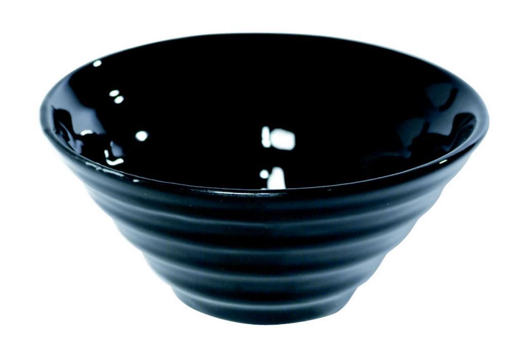 Coupelle porcelaine Chapeau Chinois 8,8cm noire - GAFIC - Carton de 12