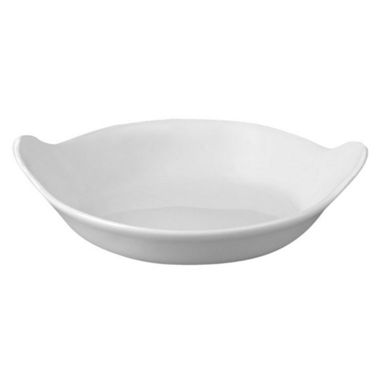 Plat à oeuf porcelaine 14,3cm - GAFIC - Carton de 6