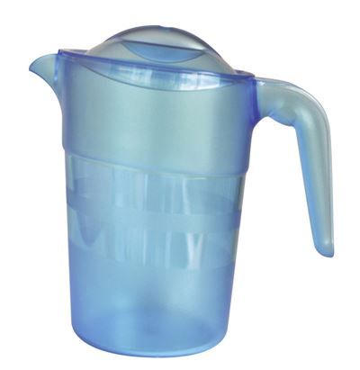 Pichet copolyester 1l bleu - PLASTOREX - Carton de 6