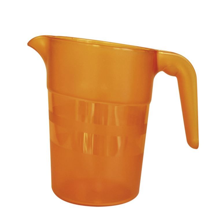 Pichet copolyester 1l orange - PLASTOREX - Carton de 6