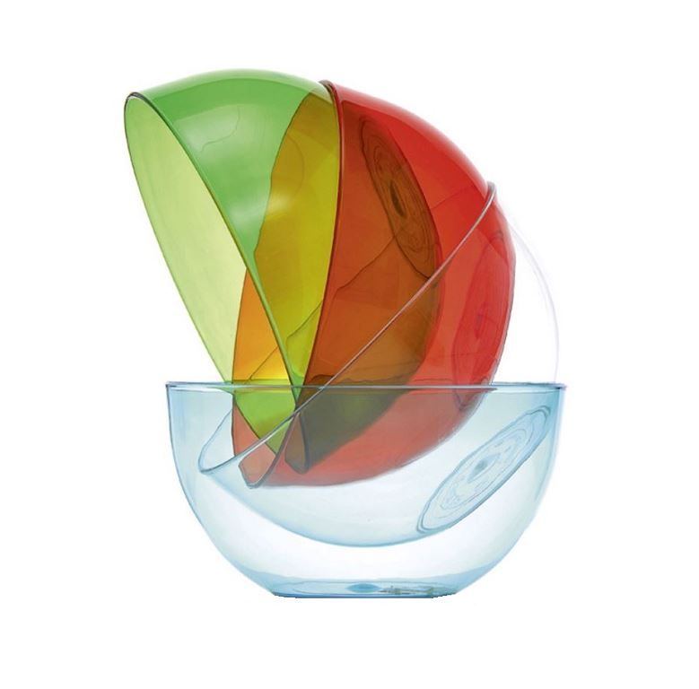 Saladier copolyester Cristal 23cm transparent - SIMEP - A l'unité