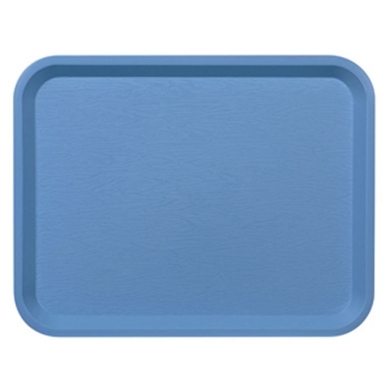 Plateau PP Fast Food 35x27cm bleu ciel - PLATEX - Carton de 45