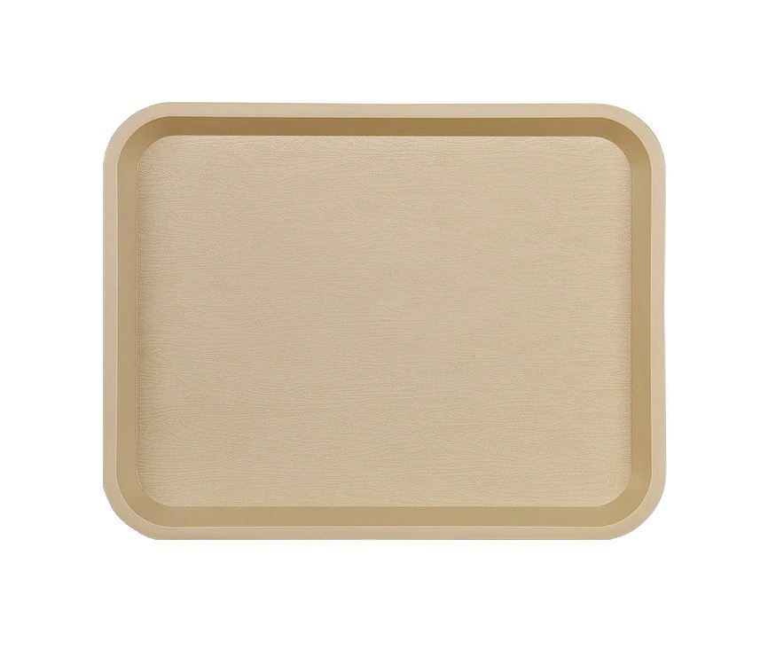 Plateau PP Fast Food 35x27cm sable - PLATEX - Carton de 45