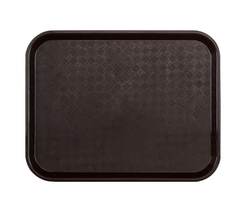 Plateau Acer PP 46x36cm chocolat - PLATEX - Carton de 40