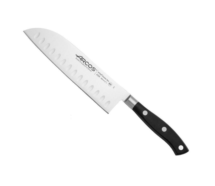 Couteau santoku Riviera 18cm - ARCOS - A l'unité