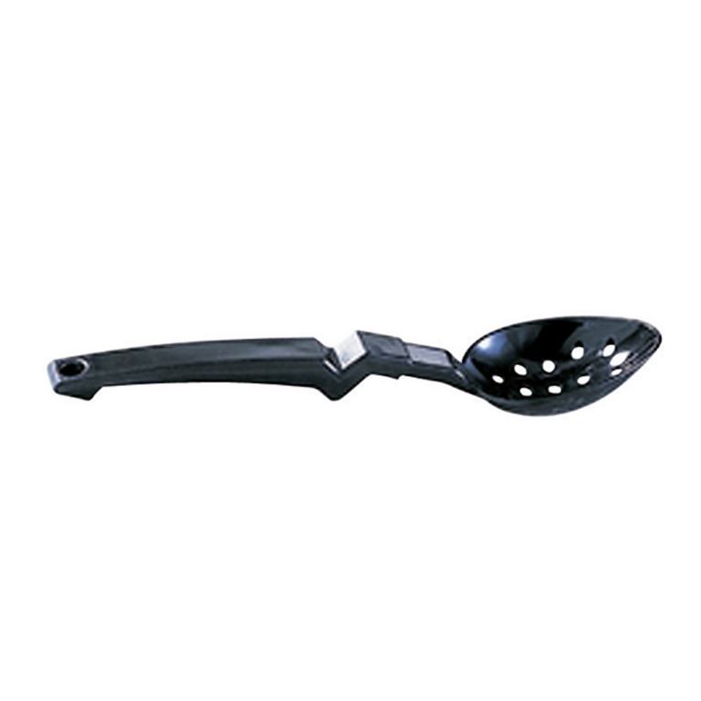 Cuillère de service copolyester perforée noire 32cm - SAINT ROMAIN - A l'unité