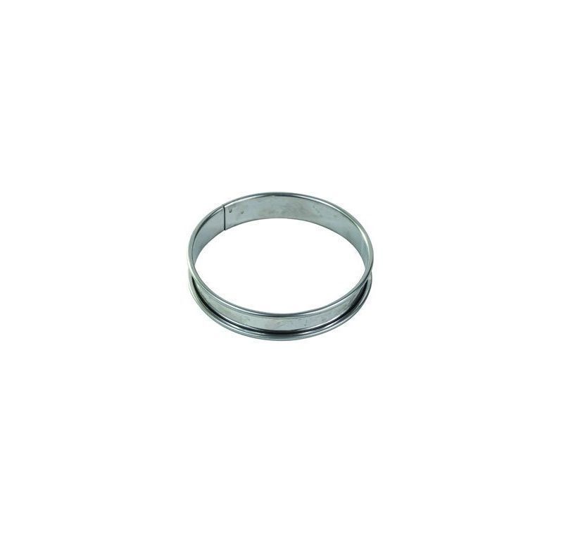 Cercle tarte inox 10cm H20mm - GOBEL - A l'unité