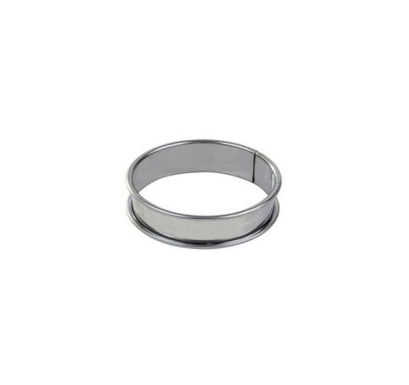 Cercle tarte inox 10cm H27mm - GOBEL - A l'unité