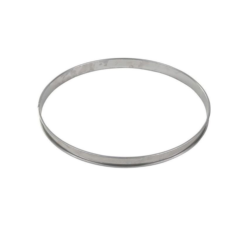 Cercle tarte inox 24cm H27mm - GOBEL - A l'unité