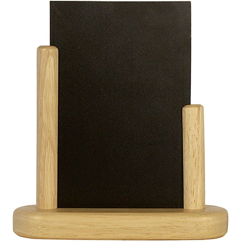 Ardoise de table Elegant 15x21cm hêtre - VERMES - A l'unité