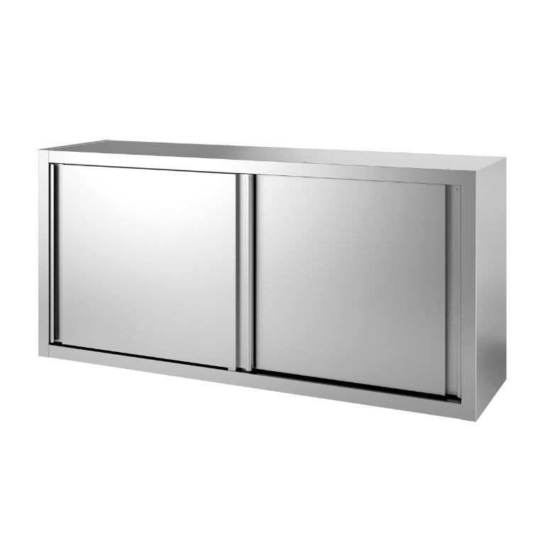 Armoire murale suspendue 1800x400x660mm - INOX E INOX - A l'unité