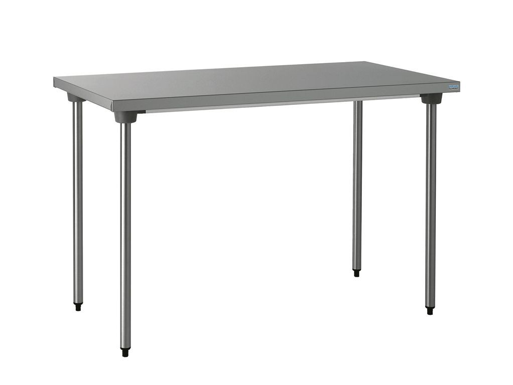 Table inox centrale sans étagère 1200x700x900mm - TOURNUS - A l'unité