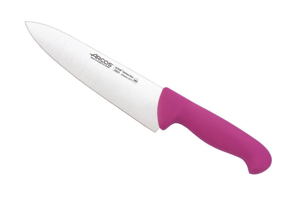 Couteau de cuisine 20cm fuchsia - ARCOS - A l'unité