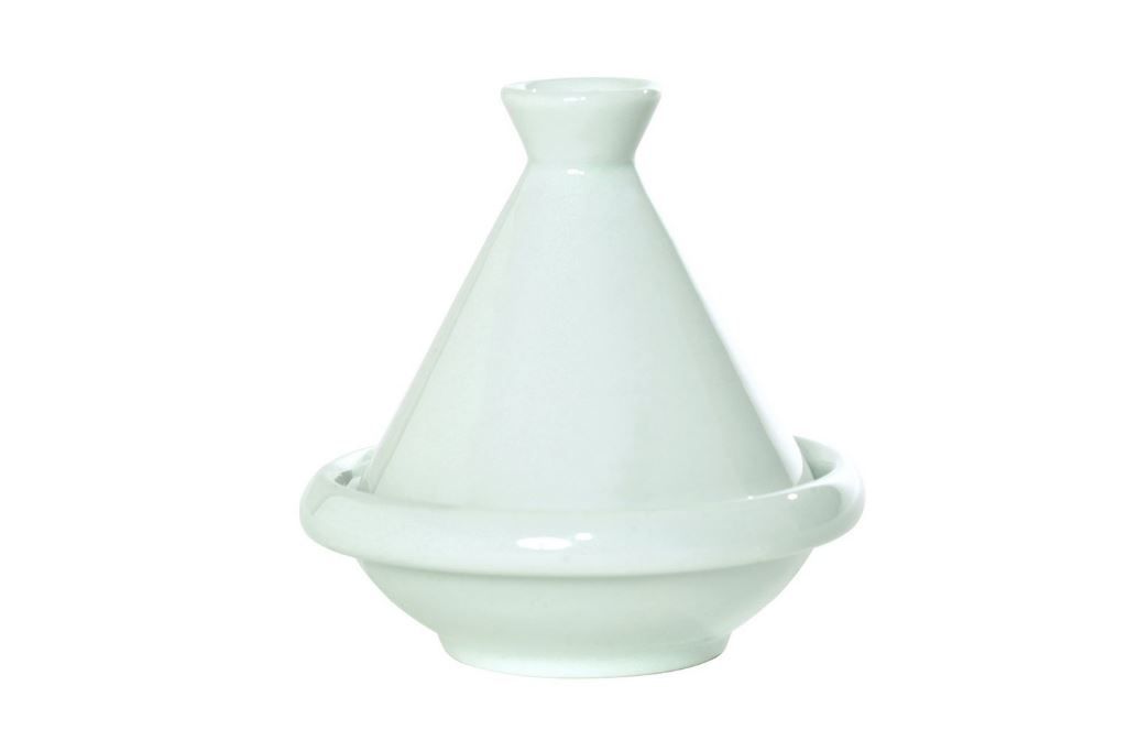 Mini plat tajine porcelaine 8,8x8,8cm - GAFIC - Carton de 12