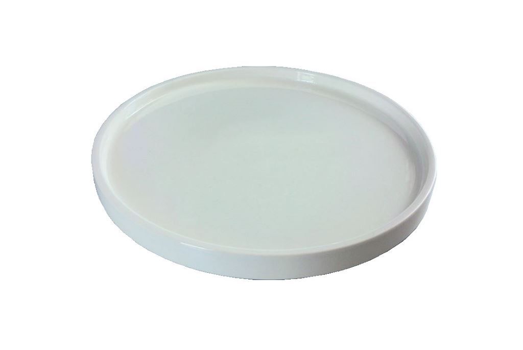 Assiette plate porcelaine blanche empilable 28cm - GAFIC - Carton de 3