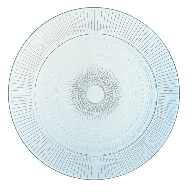 Assiette plate verre Louison 27cm - ARCOROC - Carton de 6