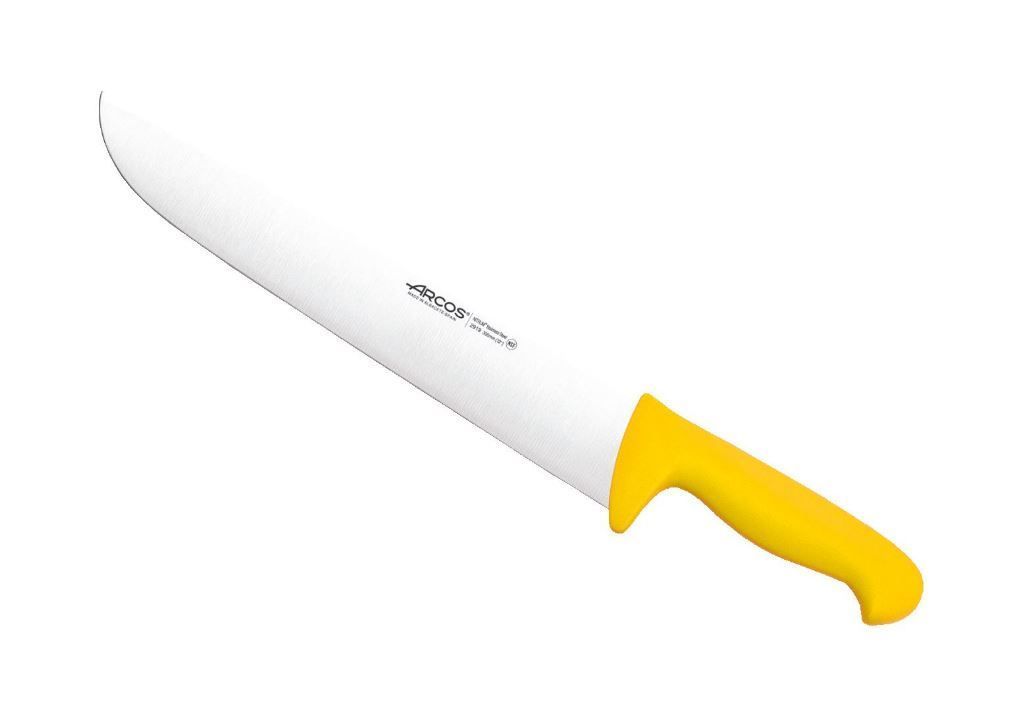 Couteau boucher professionnel manche jaune 30cm - ARCOS - A l'unité