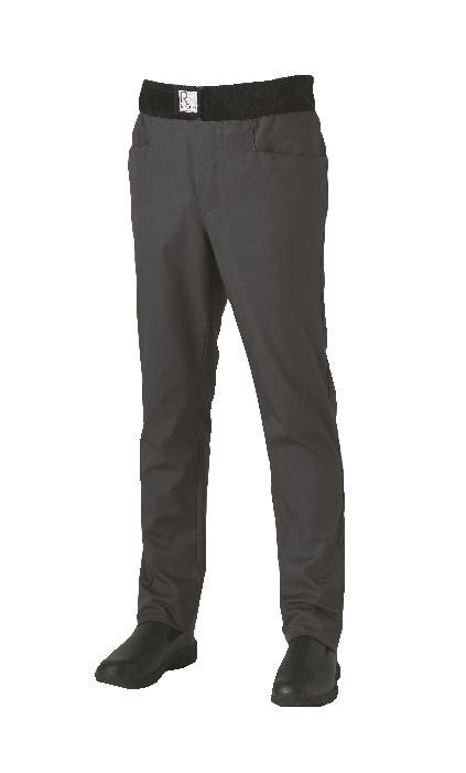 Pantalon mixte polycoton slim anthracite Archet - ROBUR - A l'unité