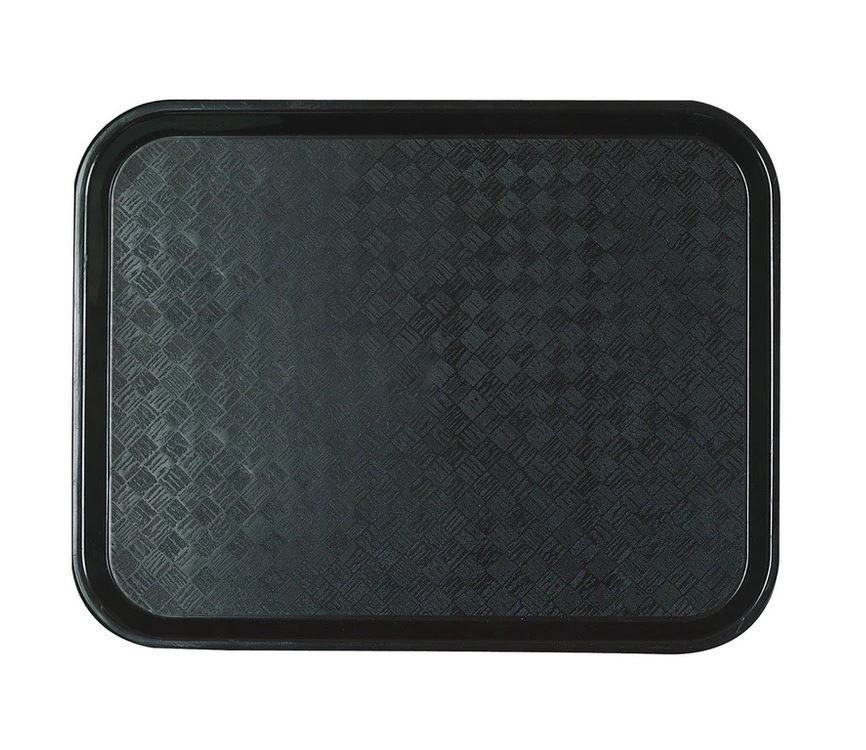 Plateau PP Manutention 60x40cm noir - PLATEX - Carton de 20