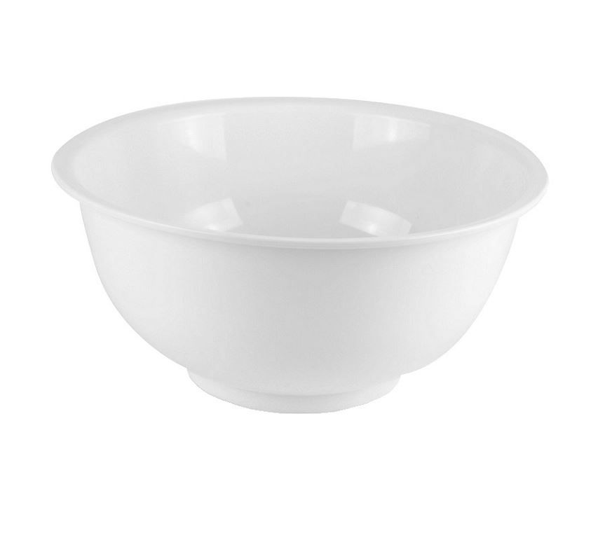 Bol PP blanc 23,5cm 2,5l - ARAVEN - A l'unité