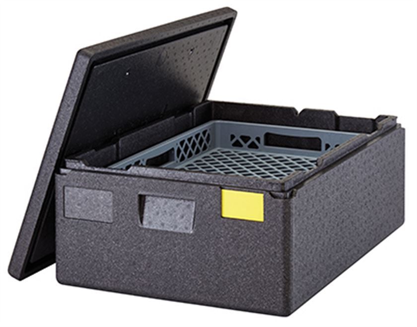 Conteneur isotherme Cam GoBox noir 60x40cm (ouverture par le haut) - CAMBRO - A l'unité