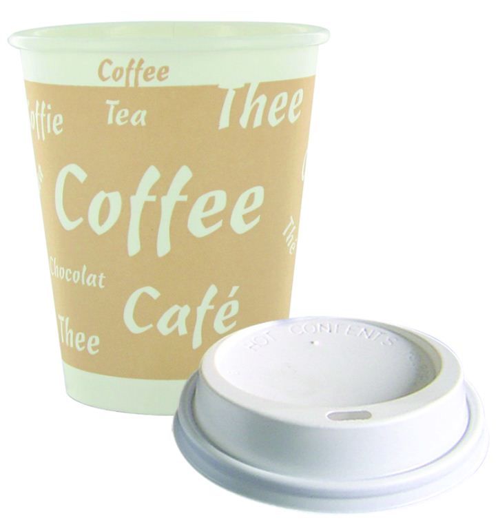 Gobelet en carton décor COFFEE TEA 25cl