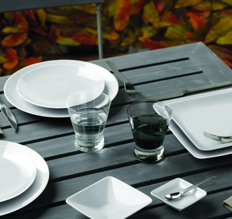 Assiettes Modulo Blanc