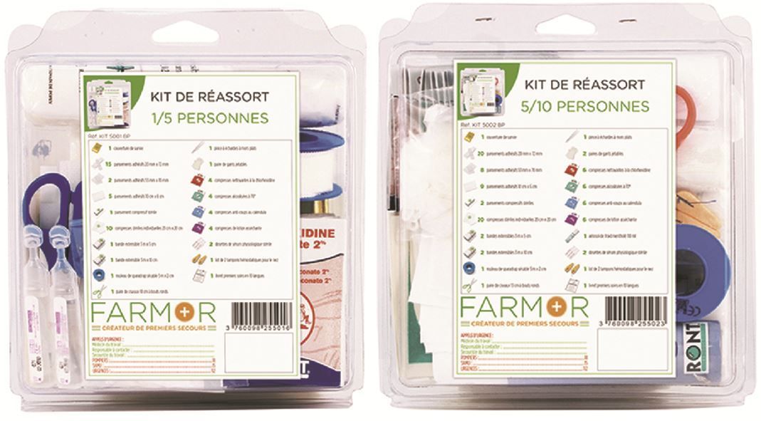 Kit de réassort pour armoire à pharrmacie