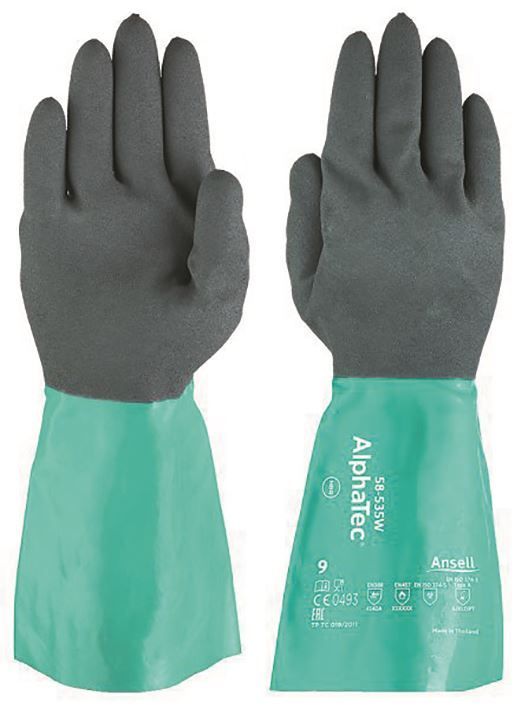 Gant de plonge nitrile/nylon 36cm Alphatec