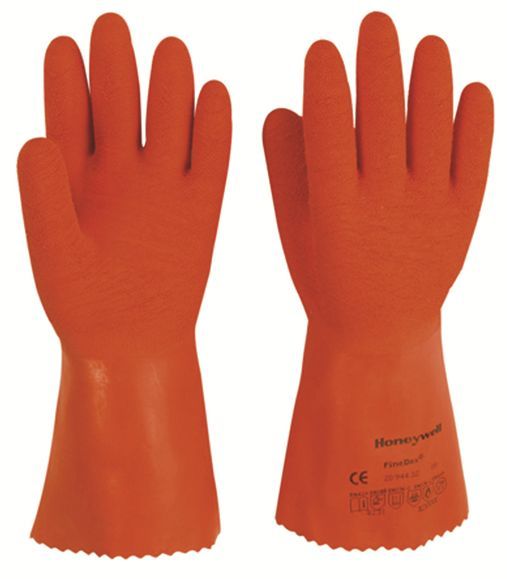 Gant protection chimique latex orange Finedex 944-32