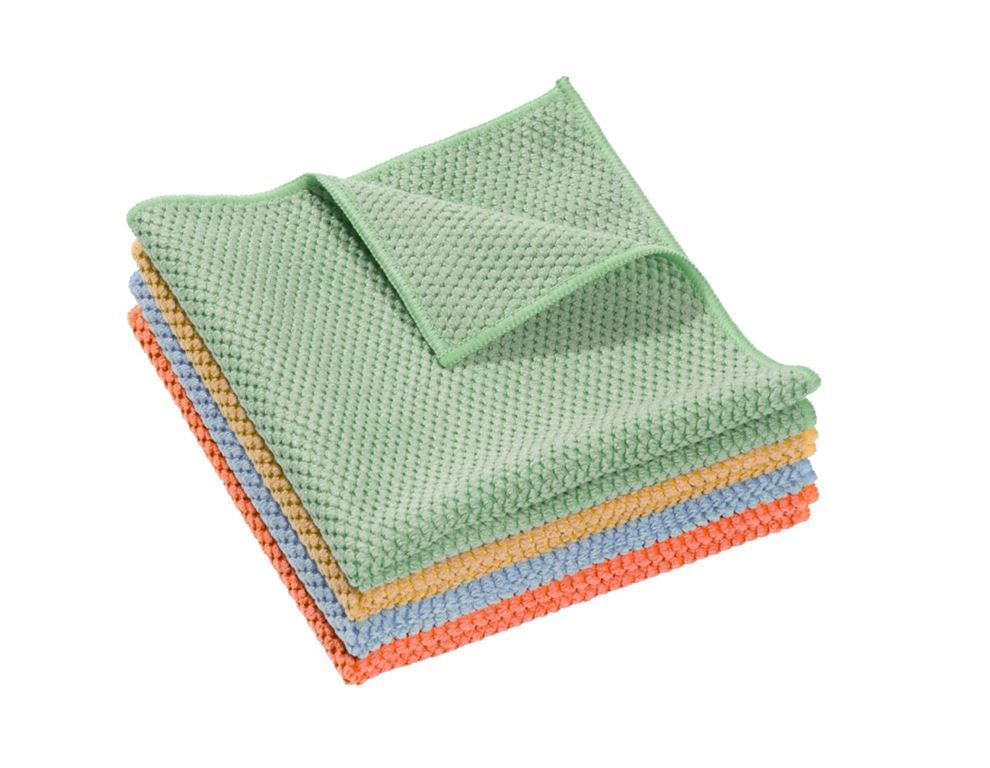 LAVETTES MICROFIBRE SOFT RECYCLEE 38X38CM - 300GR VERTE