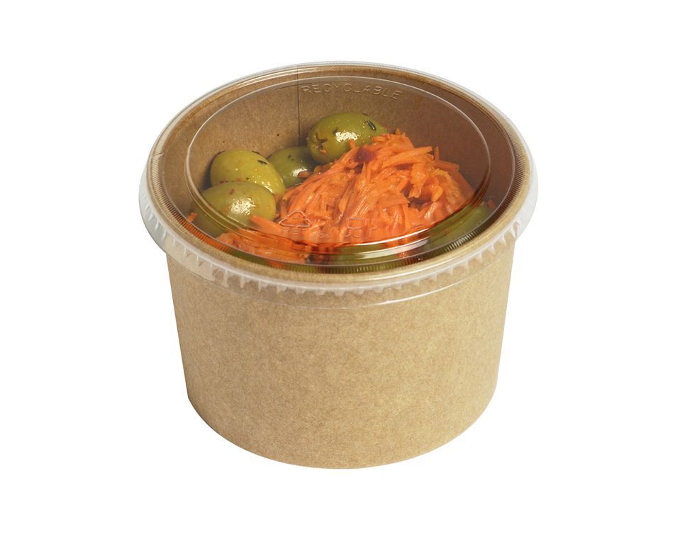 Pots salade carton kraft