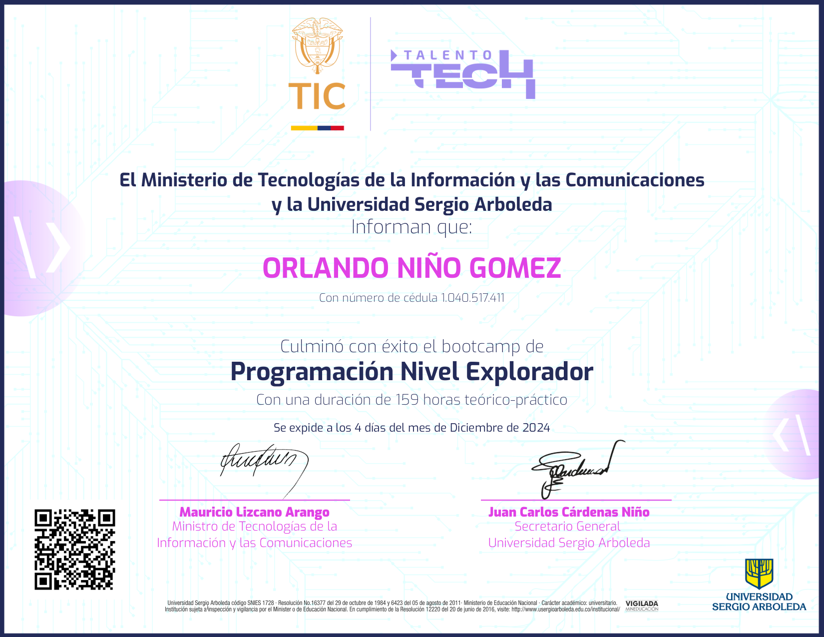 Programación NFT on Algorand