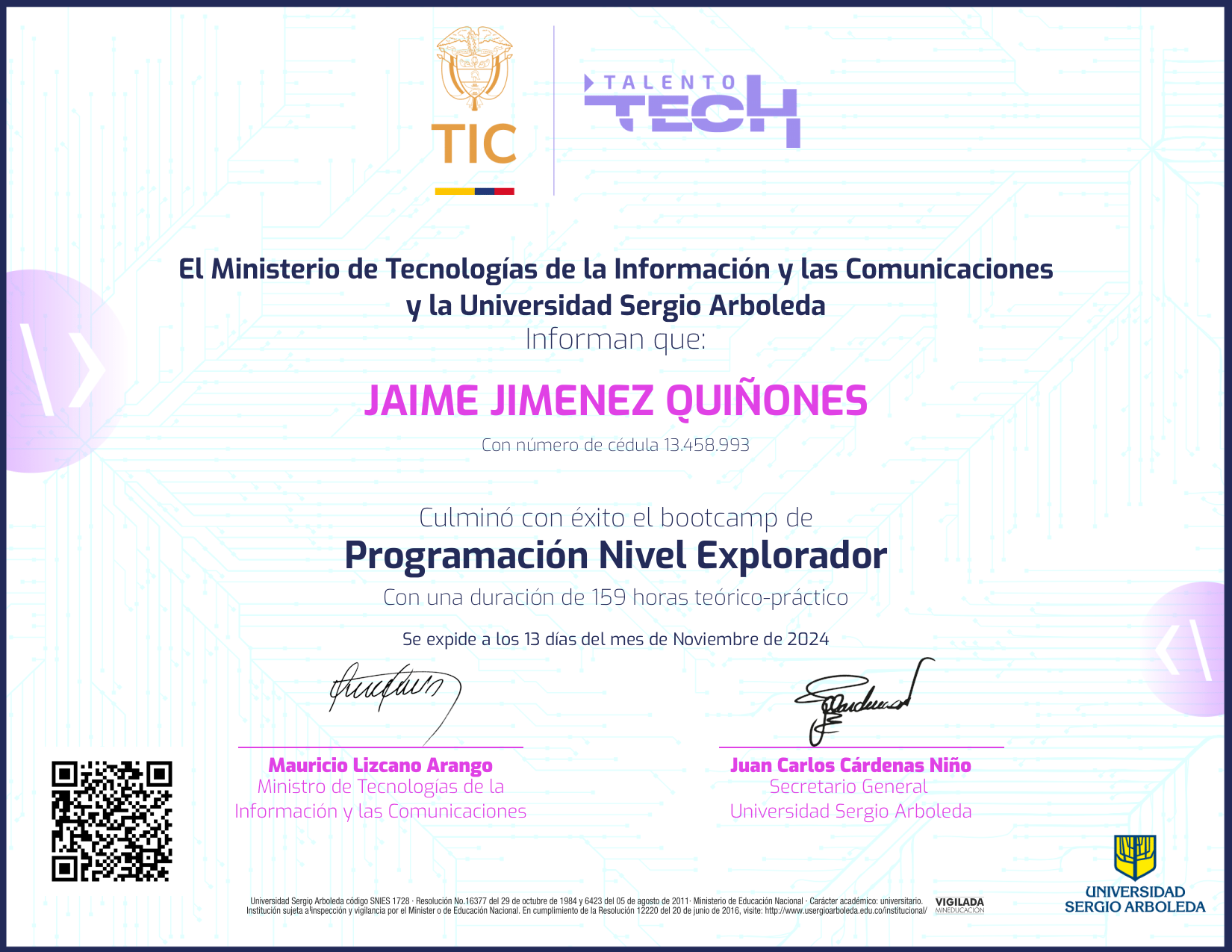 Programación NFT on Algorand