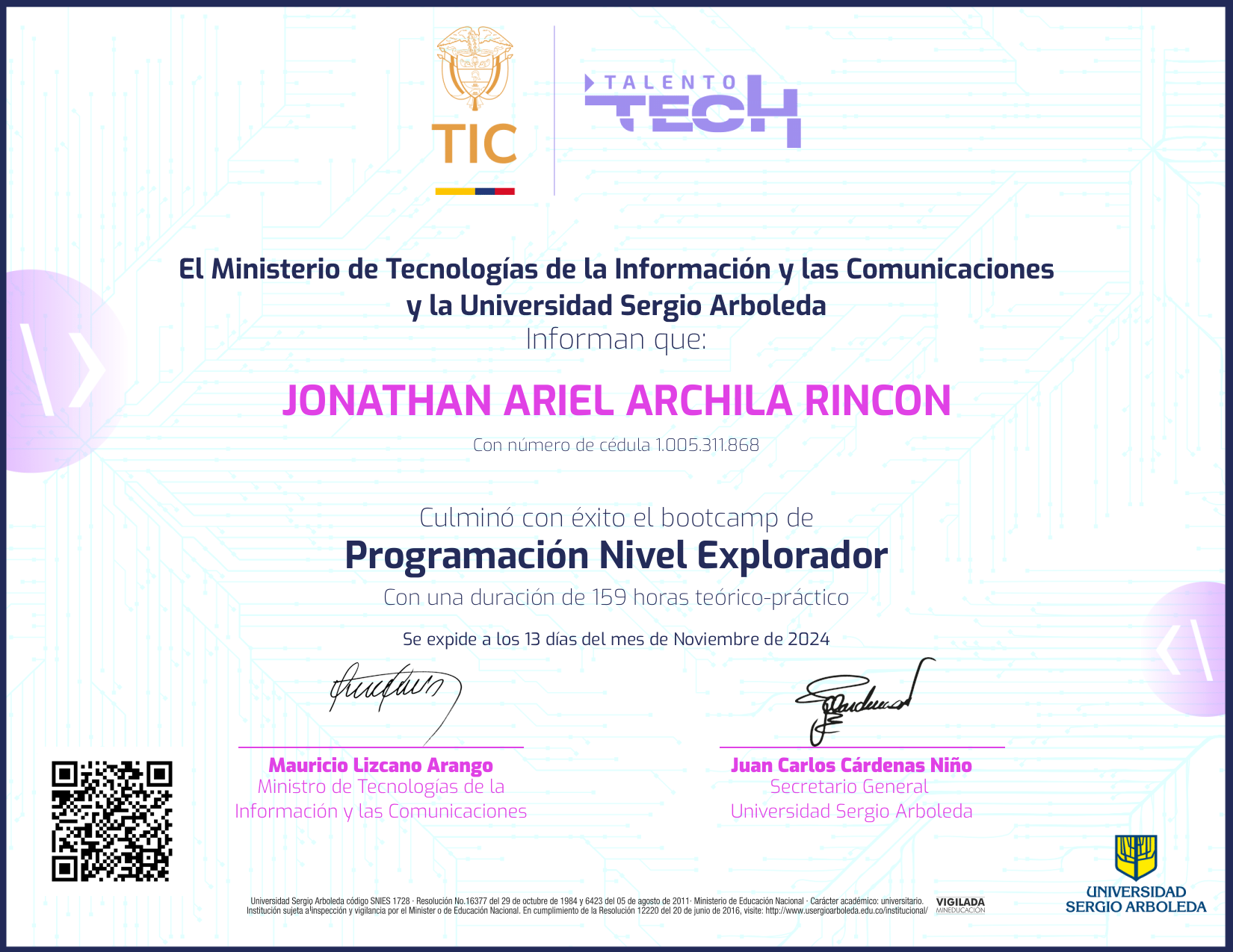 Programación NFT on Algorand