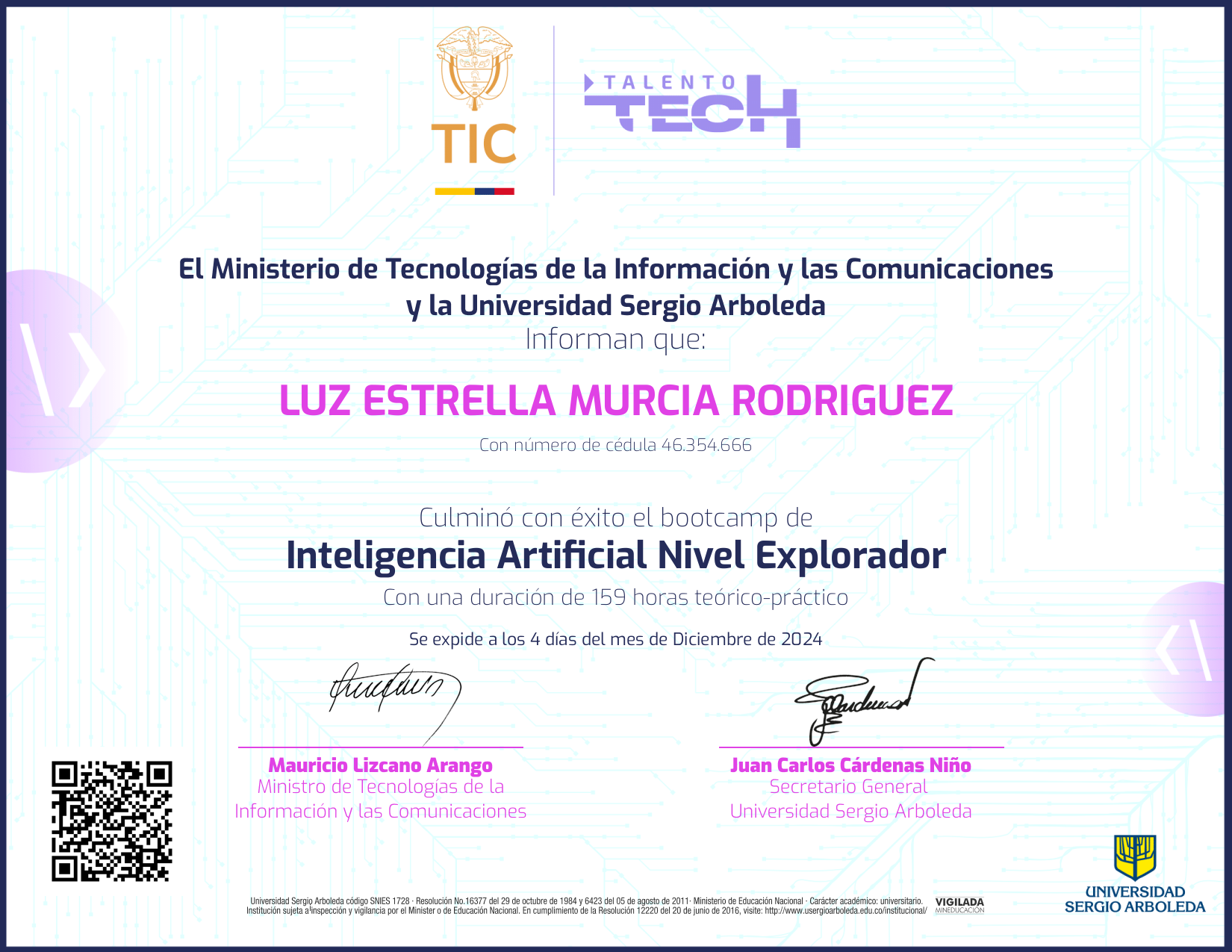 Inteligencia Artificial NFT on Algorand