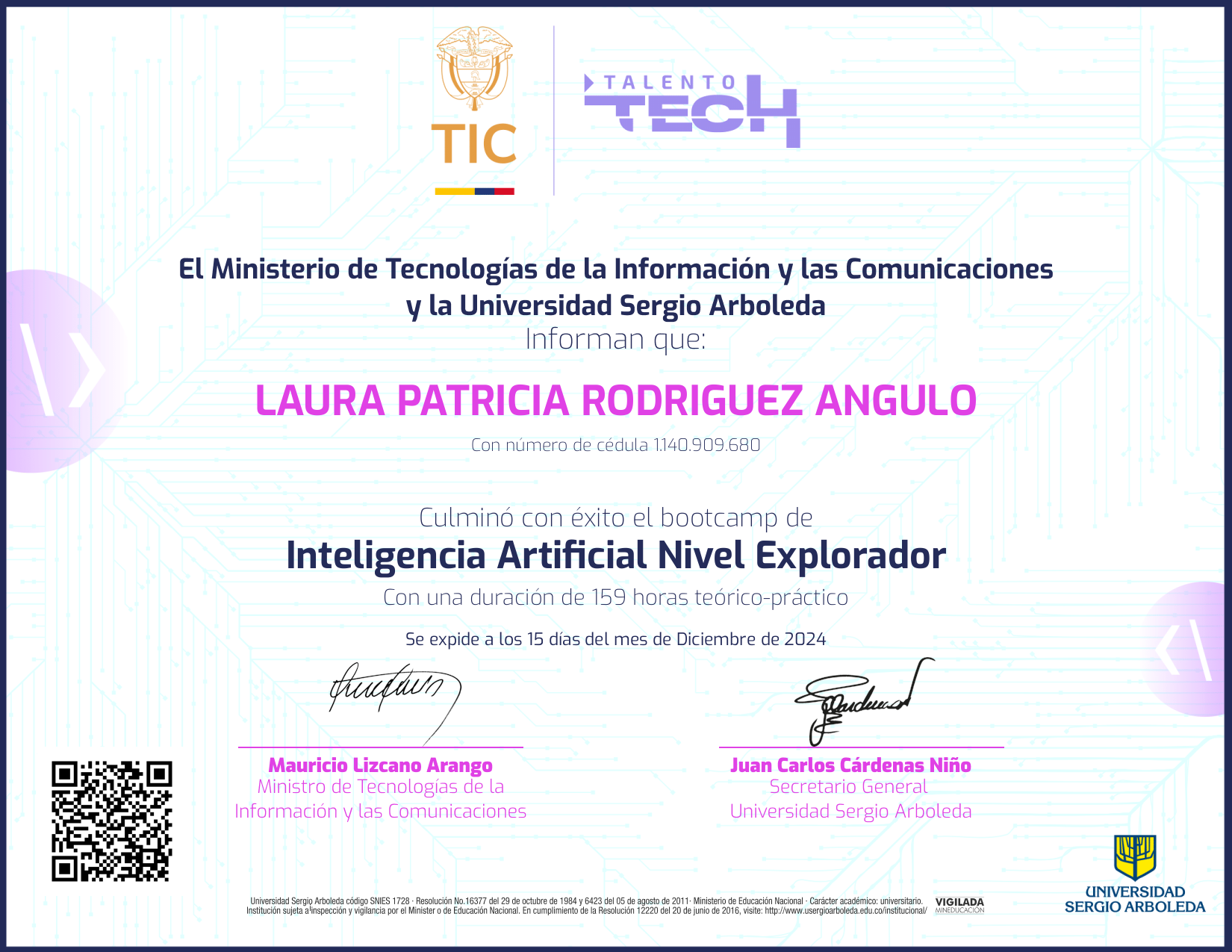 Inteligencia Artificial NFT on Algorand