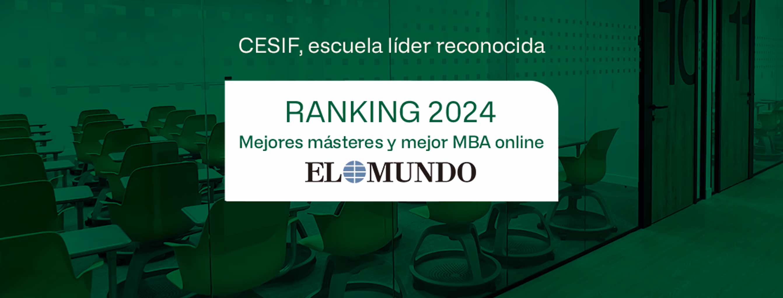 Cesif: Referente de formación especializada según rankings de "el Mundo" 2024