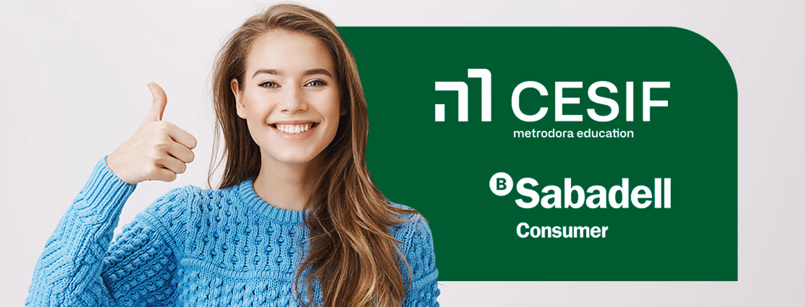 Cesif firma con Sabadell un acuerdo para la financiación de sus alumnos y alumnas