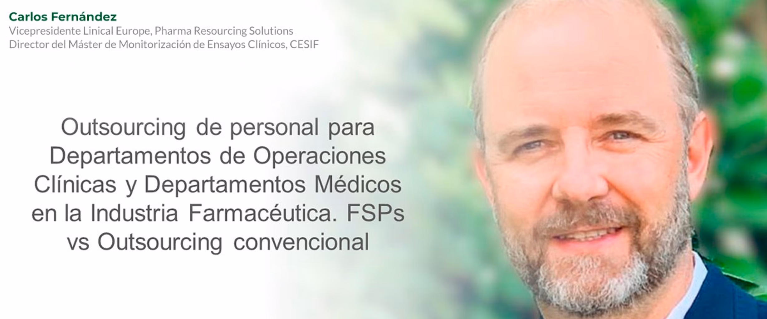 FSPS VS OUTSOURCING CONVENCIONAL EN LA INDUSTRIA FARMACÉUTICA
