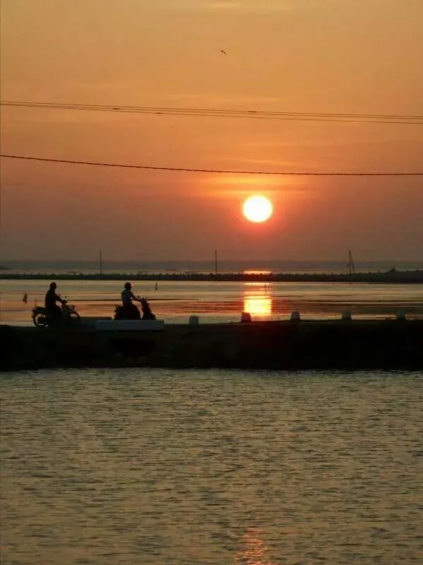 Sunset on the Ramparts of Jaffna Fort