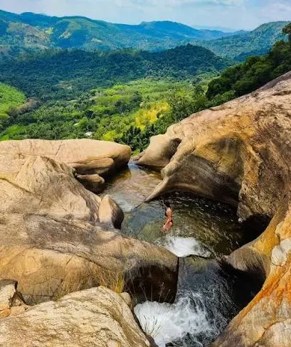 The Upper Pools of Diyaluma Falls