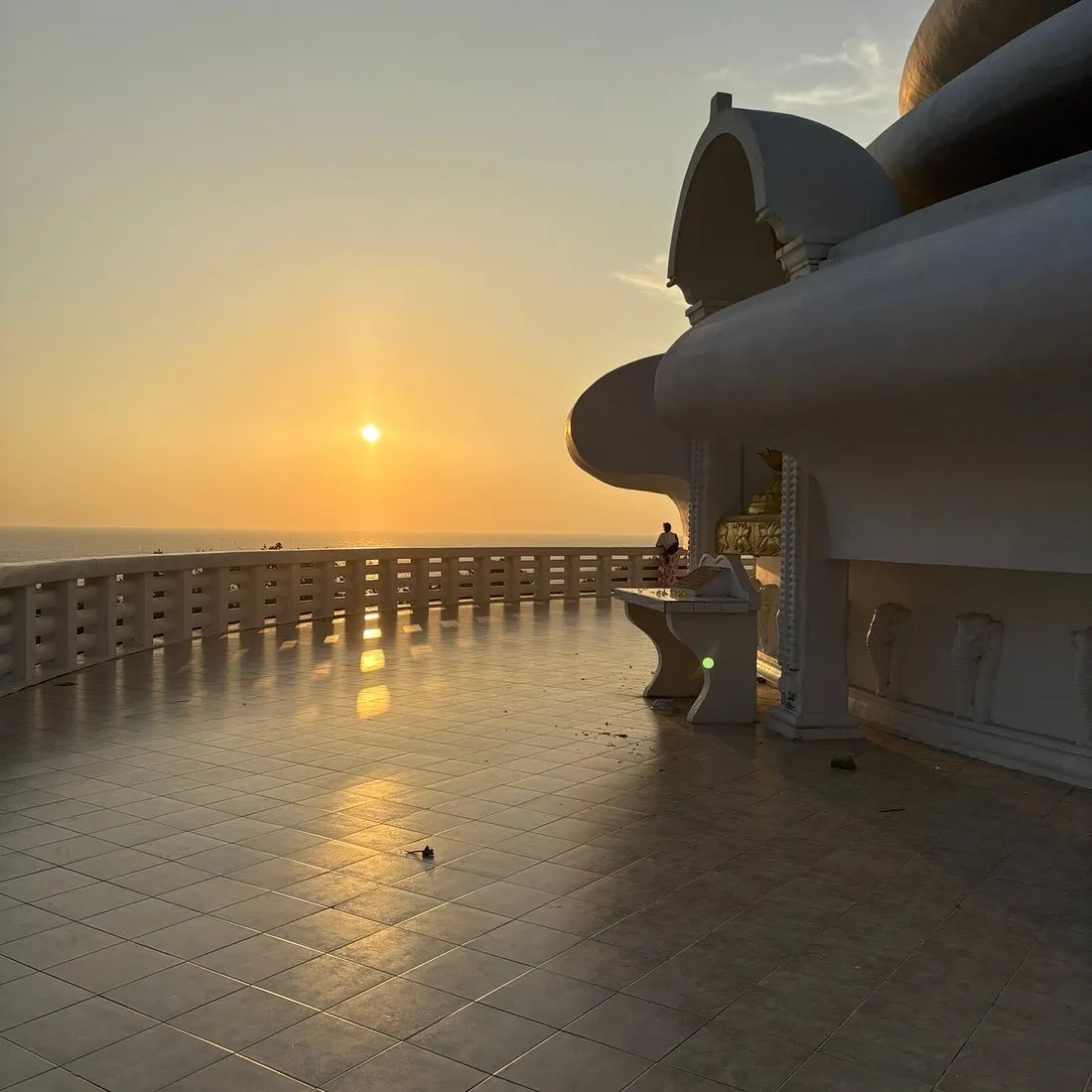 Sunset at the Japanese Peace Pagoda