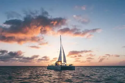 Sunset Catamaran Cruise in pasikuda