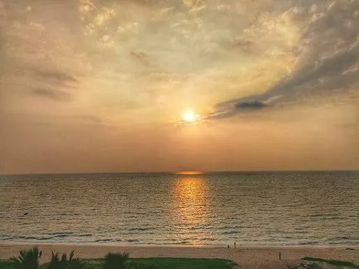 Sunset on Negombo Beach