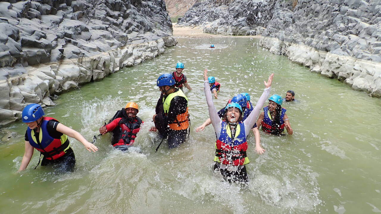 Swim & Hike in Wadi Hidan