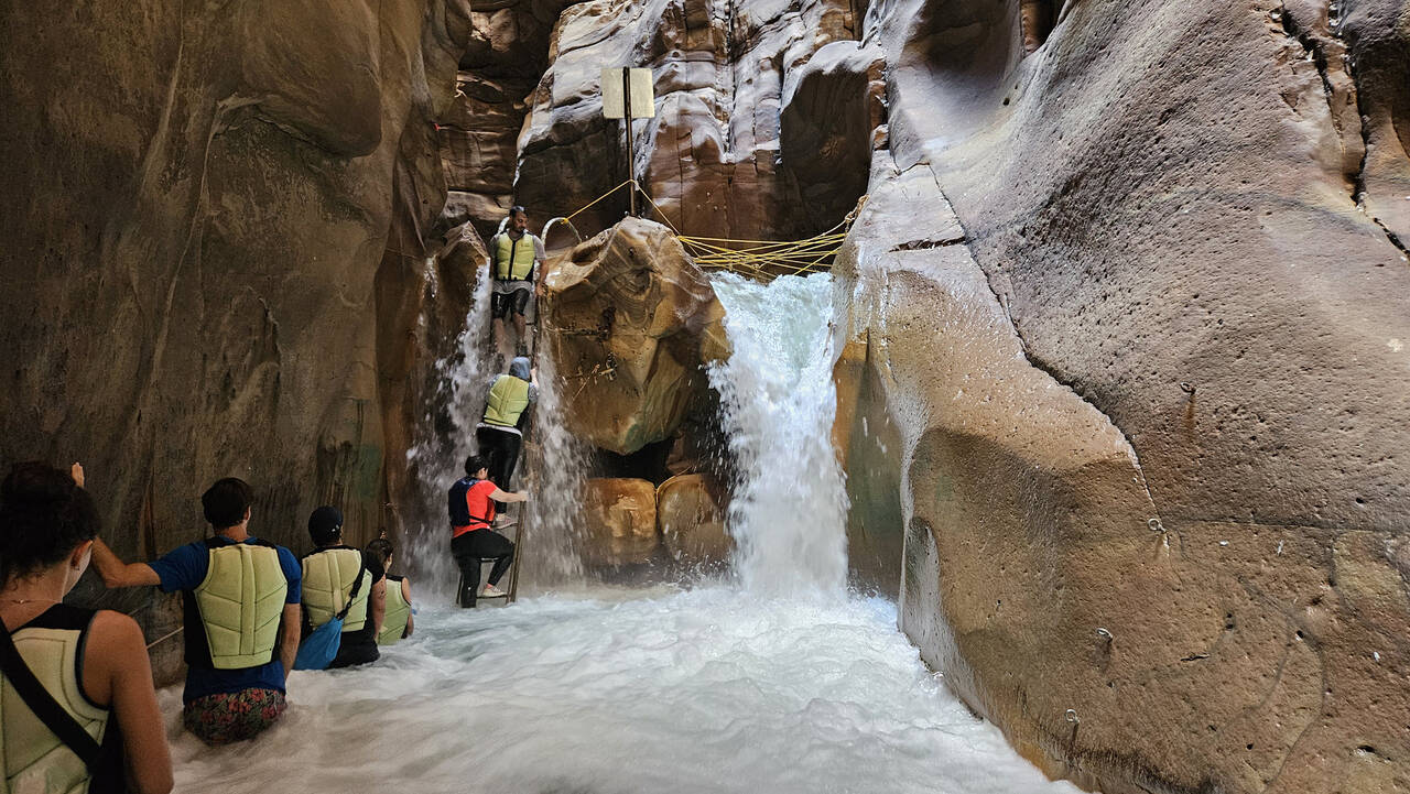 Splash & Hike in Wadi Mujib (Siq Trail)