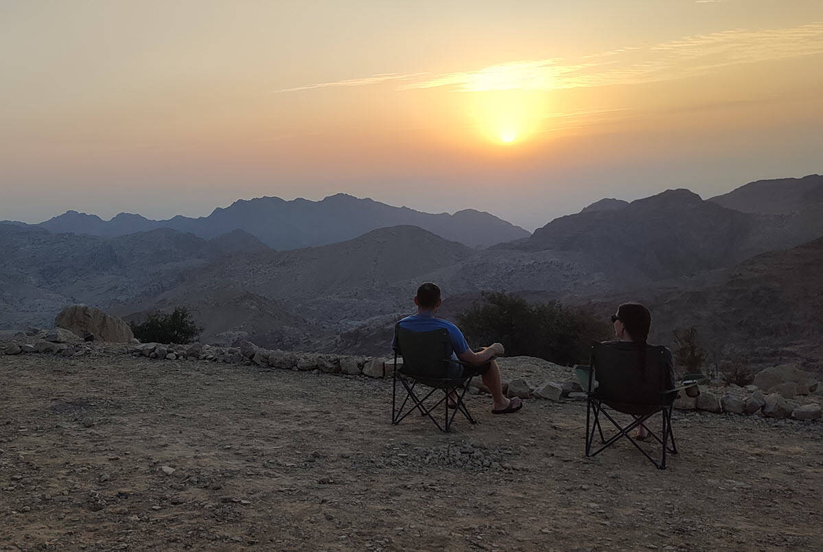 Dana to Petra by Bike