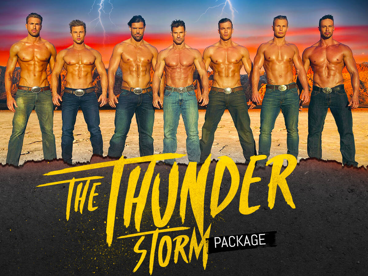 Thunder from Down Under Friday Bachelorette Vegas