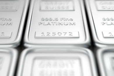 Platinum on rebound after spending five weeks below the $800 level